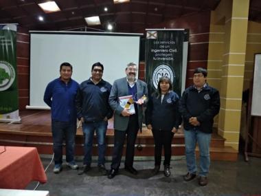 Primera Jornada Técnica junto a MSc. Ing. Marcelo Alfaro Santiago